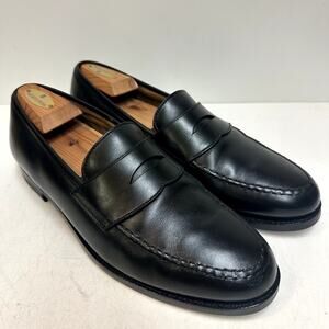 EUC RESOLED Crockett & Jones x Brooks Brothers Penny Loafer Made in England 11 D